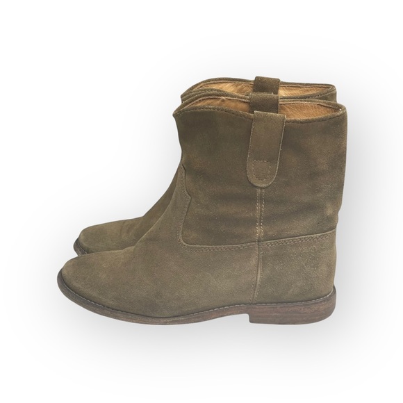 Isabel Marant 𖤐 Alessandra Ambrosio’s Crisi Slouchy Suede Boot 𖤐 Taupe 𖤐 36 - Picture 8 of 17